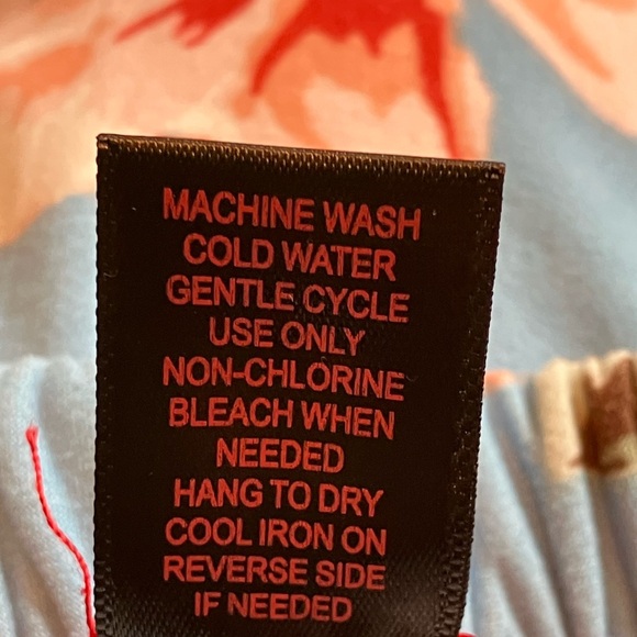 Hot Kiss baby blue pink floral high low stretchy dress off shoulder midi S - Picture 12 of 12